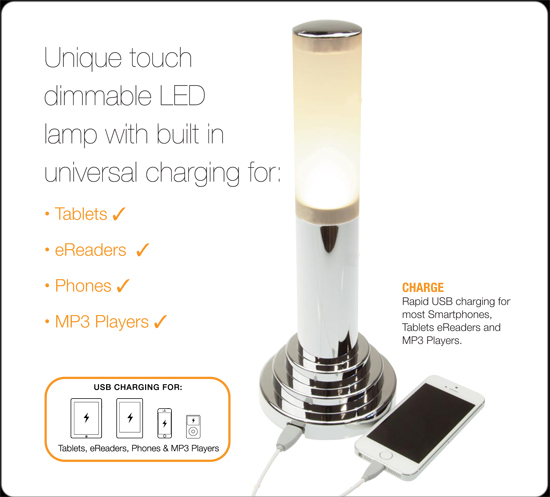 Touch LED lamp